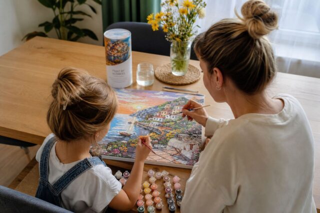 How to Turn Your Child's Favorite Memories into Custom Paint by Numbers